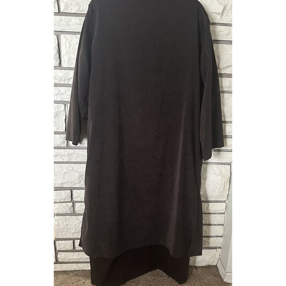 2 Piece Bali Apparel Open-Front Duster and a Sleeveless Maxi Dress. Loungewear - Picture 11 of 12